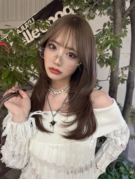 レディアル 渋谷(REDEAL) 韓国ヘア/ブリーチ/暖色カラー/ワンホン【レイヤー/渋谷】