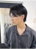 三重桑名ニュアンスパーマフェザーパーマ緩めセンターパートヘア
