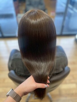 ヴァンカウンシル 清須店(VANCOUNCIL) シルクのような手触り◎ナチュラルブラウンロング/ケアカラー