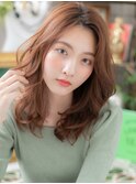 ★大人美人小顔デジタルパーマかきあげロングウルフ30代40代★1