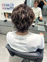 メンズサロン キング 梅田店(Men’s salon K!ng)&nbsp;波巻きツイストスパイラルパーマ/フェザーパーマ/眉毛/メンズ