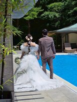 ヘア アンド ブライダル ノア(hair&bridal noah)&nbsp;ブライダル/洋装/ヘアアレンジ/網下ろし/花婿ヘアセット