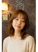 透明感ゆるふわミディ