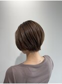 透明感マッシュショート