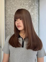 サンク 原宿 表参道(cinq) ミルクティーベージュカラーミルクティーブラウンピンクベージュ