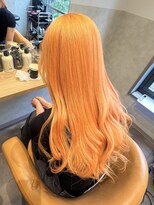 ルシティ(Le City)&nbsp;pail orange 【ダブルカラー/ブリーチ/髪質改善】