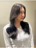 透け感ダークトーン×韓国ヘア
