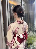 タイトヘア×浴衣♪