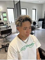 カルロイースタイル(CARLO e-style)&nbsp;メッシュツーブロック刈り上げアップバンク