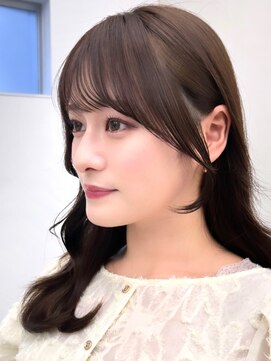 アンフィニー 銀座(ANFINI) 顔まわりカット/シースルーバング/小顔効果/小顔前髪/前髪カット