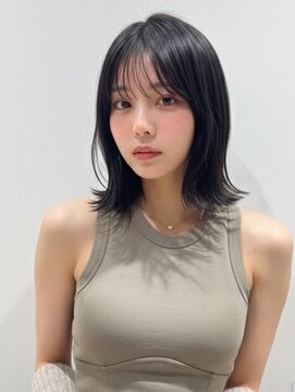 ソルナ 仁川(SOLUNA) くびれヘア/外はね/韓国風/シースルーバング