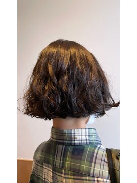 互感 近岡店 ボブ×パーマ