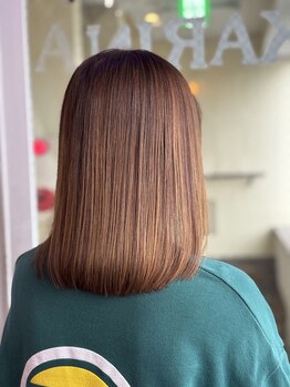 ヘアーアンドメイク カリーナ 馬込沢店(Karina)の写真/おしゃれな白髪染め♪ツヤ感を出して肌をキレイに魅せてくれる大人女性のカラーをご提案☆