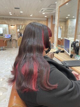 シャンティ 平岸店(Shanti) 〓inner color×RED〓Shanti平岸　石川俊宏