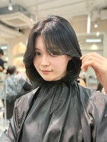 ホロ 渋谷(hollo) ボブ フレンチボブ ミニボブ 海外ヘア 透明感カラー