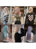 【vancy hair】ハイトーンカラー/ケアブリーチ/デザインカラー