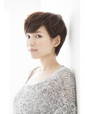 くせ毛風ナチュラルショート