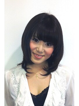 ヘアーデザイン 縁(Hair Design ENISHI) ☆パッツンバング内巻きミディ☆