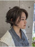 [春のイメチェンヘア]無造作パーマ×ショートボブスタイル♪