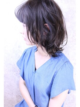 キャアリー(Caary) 福山市ヘアカラー人気Caaryブルージュグレージュマッシュウルフ