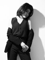 カッファ 東銀座(CUFFA)&nbsp;【CUFFA】無造作カールデザインカラー大人ボブ東銀座築地新富町