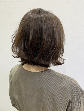 ジェービーヘア 稲毛(jb hair) 30代40代小顔マニッシュ外ハネボブ大人ベージュカラー【稲毛】