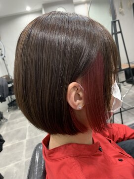 シャムオーツー 国分寺(CHAM:O2) 大人のインナーカラー【レッドバイオレット】