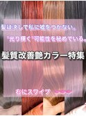 【髪質改善艶カラーベージュカラーグレージュ暖色カラー新宿】