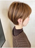 オレンジベージュ☆ショート