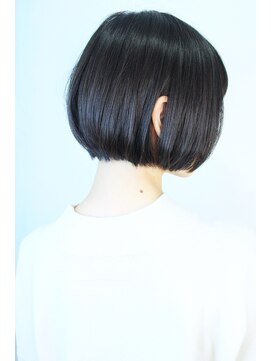 ニット 銀座(knit) 《knit銀座》大人黒髪20代30代40代ショートボブ丸み前下がり