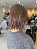 ハイライト×ベージュカラー