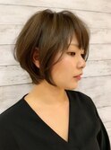 大人ショートボブ