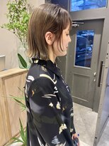 フェンヘアーアイス 中目黒(Fen.hair ici)&nbsp;透明感抜群♪ダブルカラーブリーチミルクティーベージュ