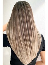 【バレイヤージュ】カット+バレイヤージュ＋TOKIOTR　￥18900