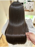うる艶ロング♪艶ストレート×ナチュラルブラウン