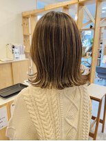 アパートメント 下関垢田店(APARTMENT)&nbsp;外ハネボブ/髪質改善縮毛矯正/髪質改善/韓国風/韓国ヘア