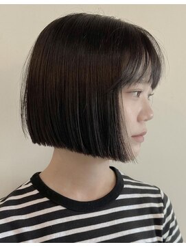 ナループロア ルームー(Nalu pu loa ROOMOO) ゆるまきタッセルカット/タッセルカット/タンバルモリ/韓国ボブ