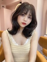 ボタン シブヤ(VOTAN SHIBUYA) ラベンダー/グレージュ/韓国ヘア/渋谷/レイヤー/顔まわり