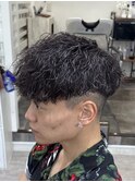 縦落ちツイスパ×スペインカール
