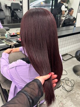 ジルスタジオ(JILL STUDIO) JILL STUDIO 艶髪/透明感カラー/レッドバイオレット