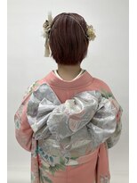 フォトリンクキポ 日本橋(Photo link ki.po)&nbsp;振袖ヘアアレンジ～ショート～