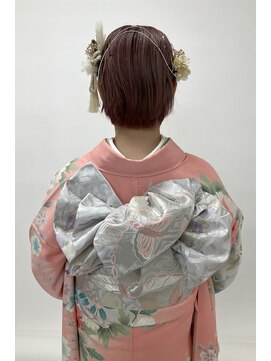 フォトリンクキポ 日本橋(Photo link ki.po) 振袖ヘアアレンジ～ショート～