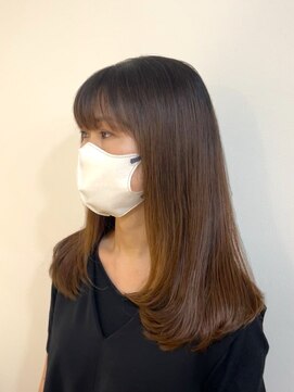 イオエ 梅田(ioe) ダブルカラー/大人ボブ/黒髪スタイル/髪質改善/縮毛矯正