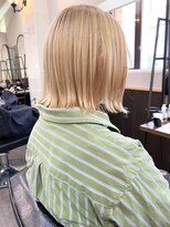 ルクスバイアフィナー(Luxo by Afinar) 【町田/Luxo by Afinar】切りっぱなし×ペールベージュ