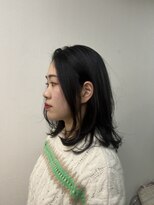 アジュガヘア(ajuga hair)&nbsp;ミディアム縮毛矯正ワンカールグラレイヤー