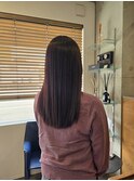 艶ピンク 髪質改善ストレート