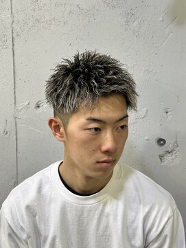 メンズ ラピス(Men's Lapis) ツイストスパイラルにホワイトメッシュ