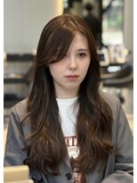 ハルキミナト ジャパン ヨコハマ(HARUKI MINATO japan YOKOHAMA)&nbsp;ミルキーブラウン/レイヤーカット/オトナ可愛いレイヤー/学割U24