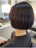 耳かけショートボブ　絶壁解消ヘア　クビレショート