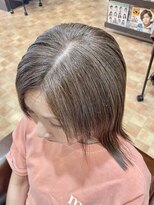 アイニ 河内小阪店(aini)&nbsp;白髪ぼかしカラー白髪ぼかしハイライト大人ショート30、40、50代